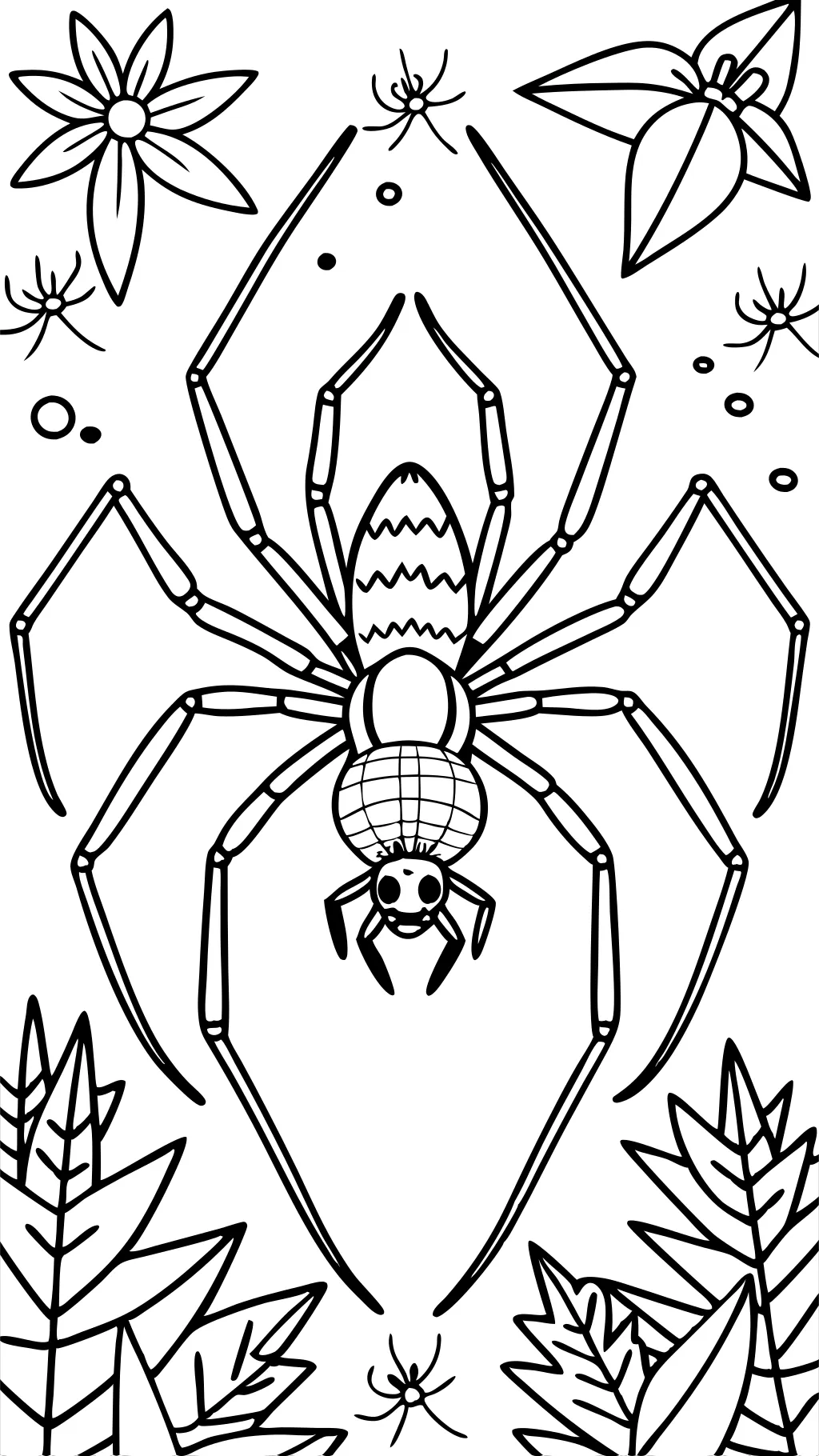 daddy long legs coloring pages